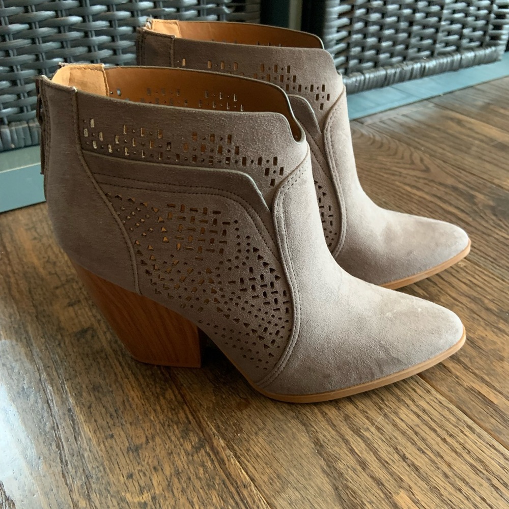 Cute grey booties